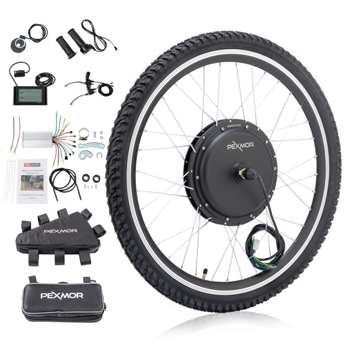 PEXMOR 48V 1000W Electric Bike Conversion Kit 26