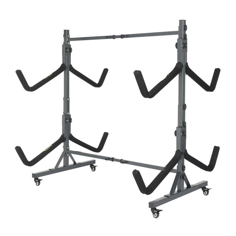 Load image into Gallery viewer, PEXMOR  Kayak Stand Freestanding Storage Rack for Kayak with Lockable Wheels
