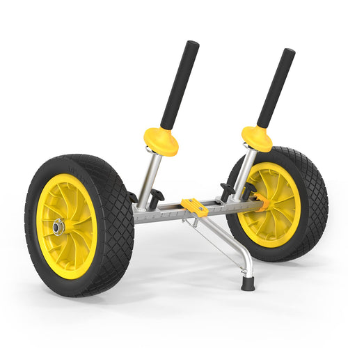 PEXMOR Dolly Kayak Cart Wheels Detachable Canoe Cart with Solid Tires and Kickstand Kayak Trolley