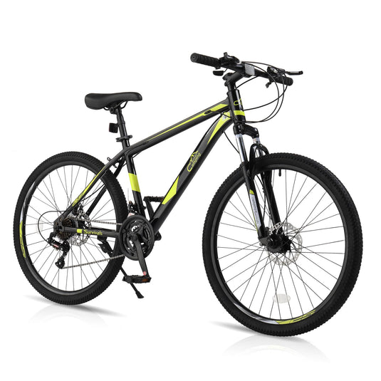 26" Mountain Bike Adult 21-Speed Bikes with Double Disc Brake