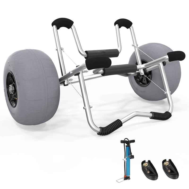 Load image into Gallery viewer, PEXMOR Kayak Cart Trolley with 12&quot; Big Beach Wheels
