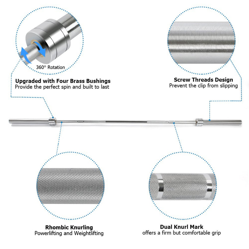 Load image into Gallery viewer, PEXMOR 7FT Olympic Weightlifting Bar 700 lbs
