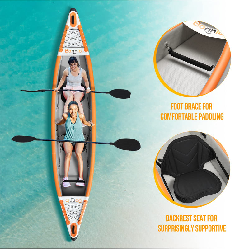 Load image into Gallery viewer, PEXMOR Foldable Inflatable Kayak with Seats
