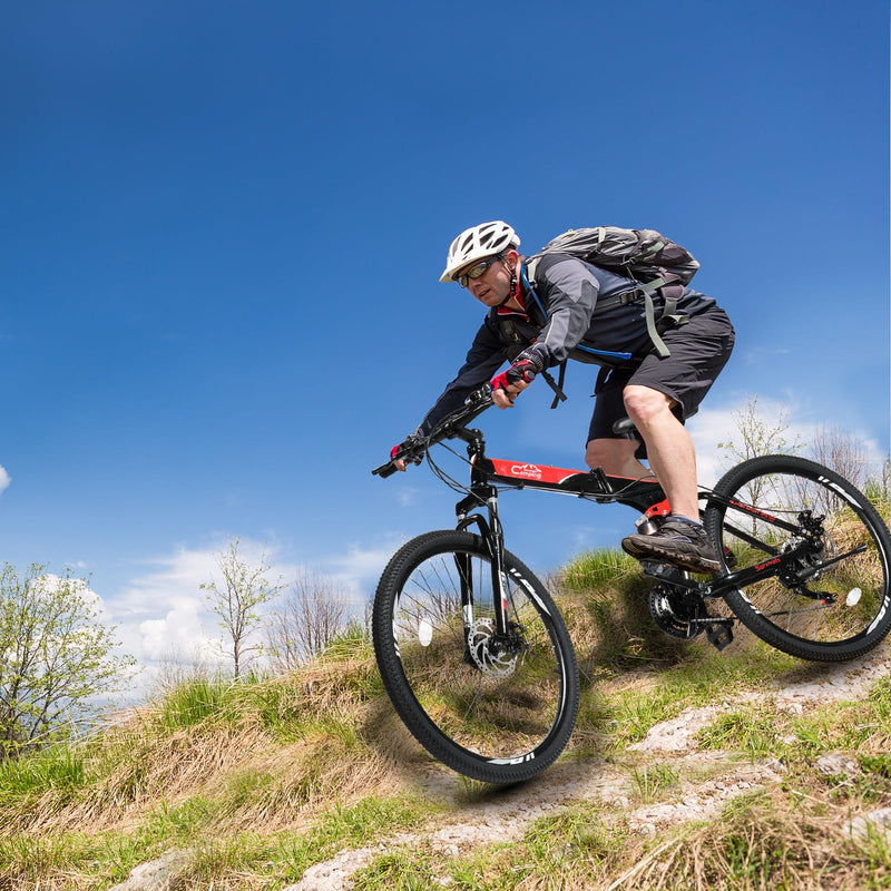 Load image into Gallery viewer, 21-Speed Adult Foldable Mountain Bikes with High Carbon Steel Frame
