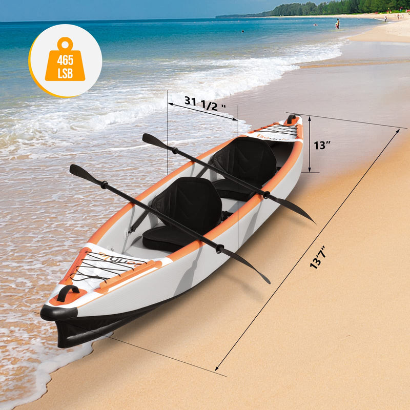 Load image into Gallery viewer, PEXMOR Foldable Inflatable Kayak with Seats
