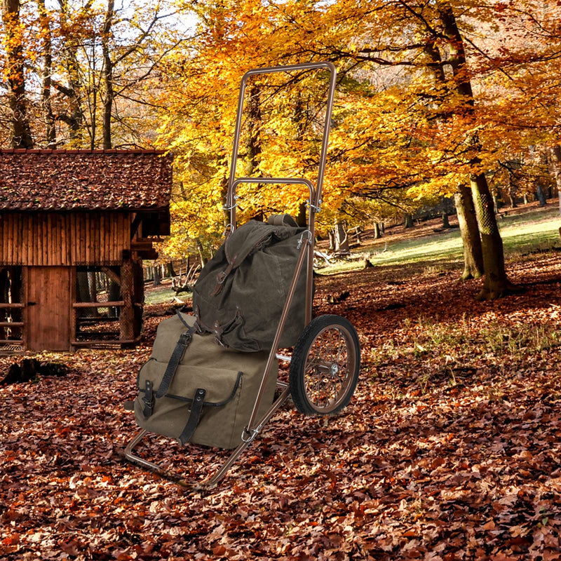 Load image into Gallery viewer, PEXMOR Folding Deer Cart 500lbs with 17&#39;&#39; Wheels
