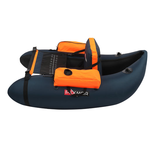 Xproutdoor Inflatable Fishing Float Tube with Adjustable Backpack Straps,  Storage Pockets, Fish Ruler, Fly Fishing Boat with Pump, Oar, Rod Holder  and Mount, Fins, 350LBS Load Bearing Capacity, FT006, Fishing -   Canada